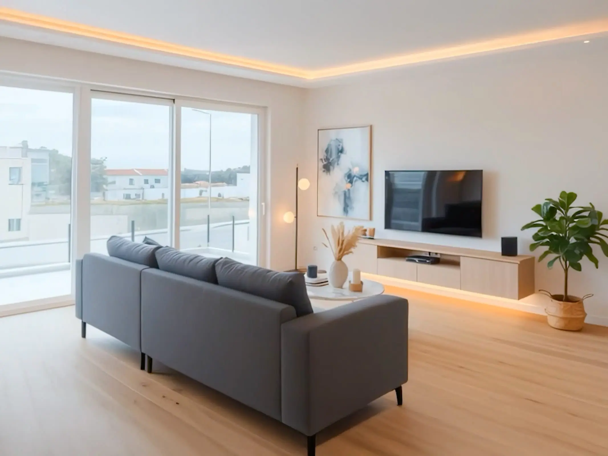 Moradia T3 geminada modernas na Ericeira – Lote 5, arquitetura contemporânea com acabamentos de qualidade