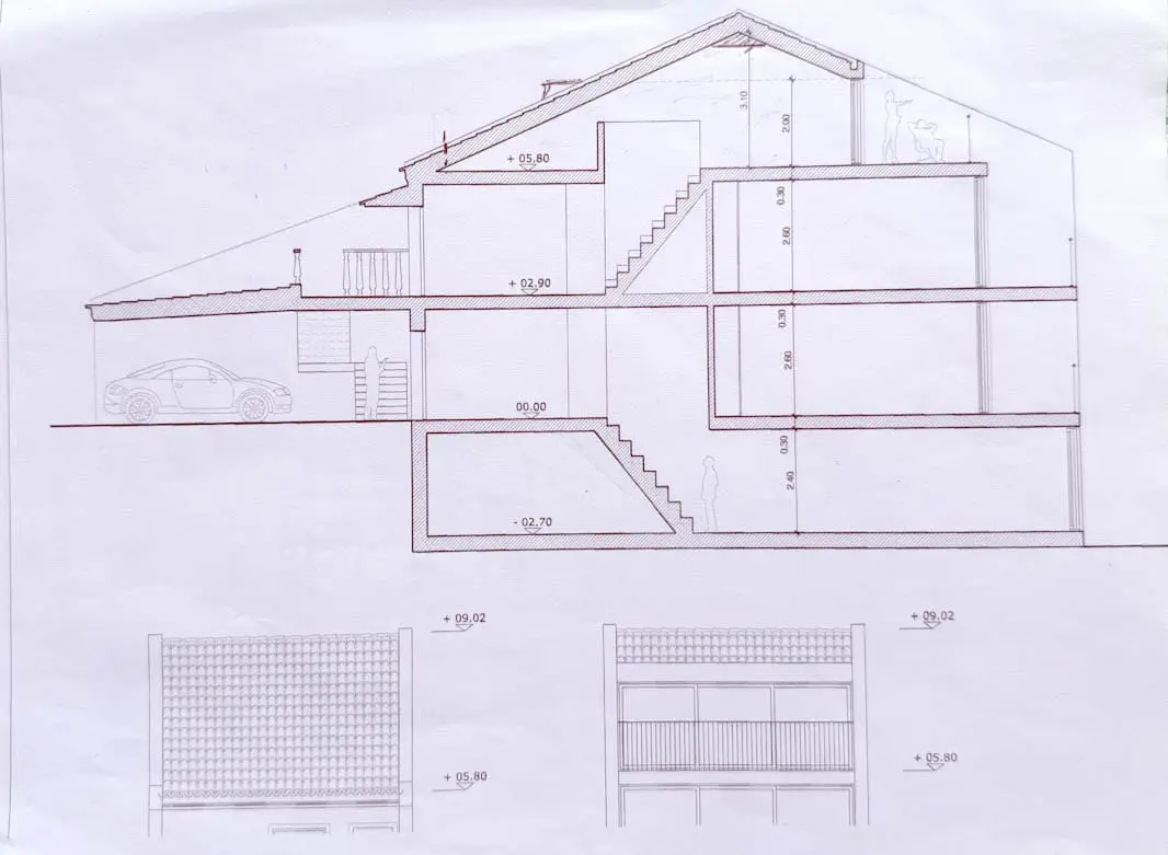 Planta do lote urbano com área bruta de construção até 274,5 m².